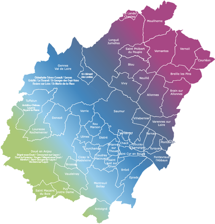 carte saumur val de loire