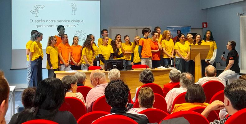 Fin de mission pour les 24 jeunes en service civique
