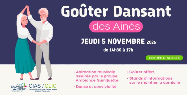 Un goûter dansant à Doué-en-Anjou pour rompre l’isolement des aînés
