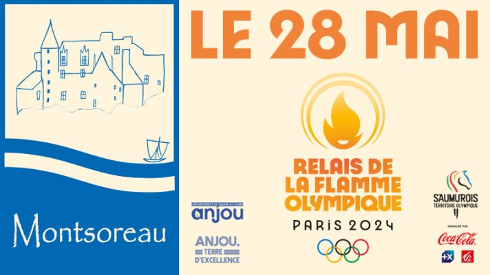 Vivez le passage de la flamme olympique à Montsoreau