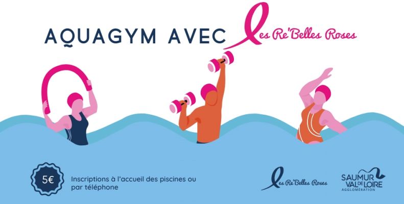 Octobre Rose : Participez à une séance d’aquagym géant !