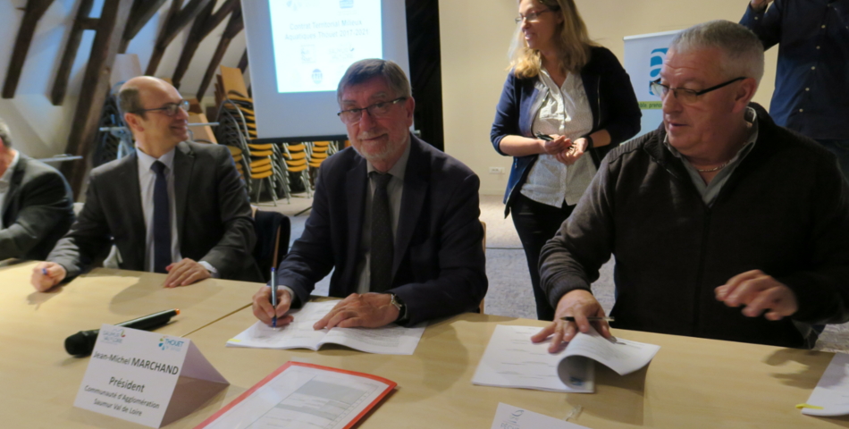 Signature du CTMA Thouet 2017-2021 « Nous ne travaillons pas pour nous mais pour les générations futures »