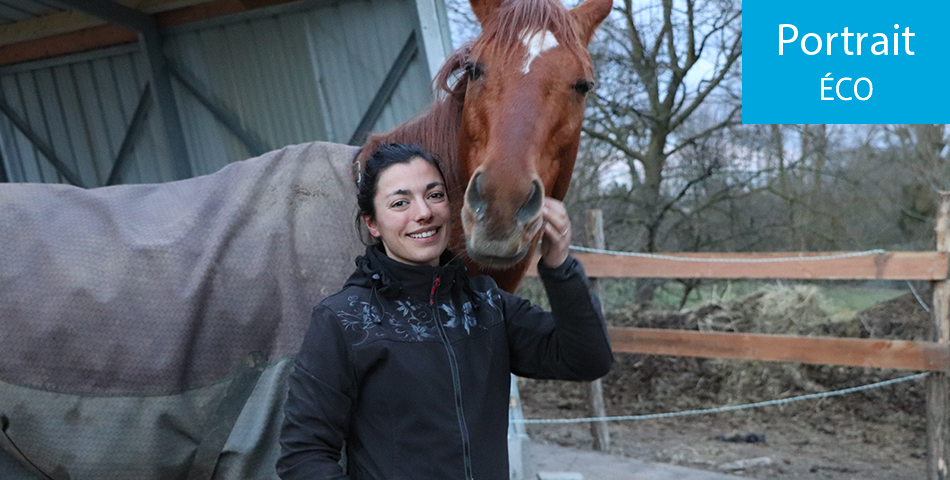 Julie Le Méliner transmet sa passion du cheval