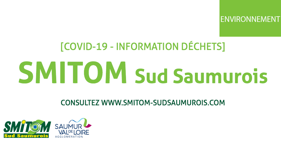 SMITOM Sud-Saumurois : retour aux horaires habituels pour toutes les déchèteries à compter du samedi 6 juin