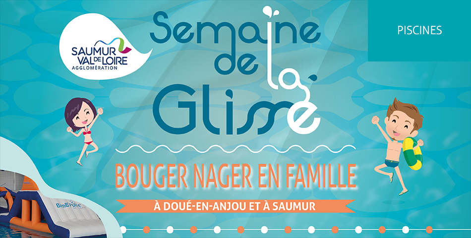 Du 19 au 24 octobre 2020 :  Bouger Nager à Doué-en-Anjou et à Saumur