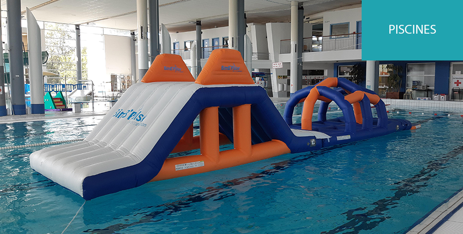 Une nouvelle structure gonflable aux piscines de l'Agglomération