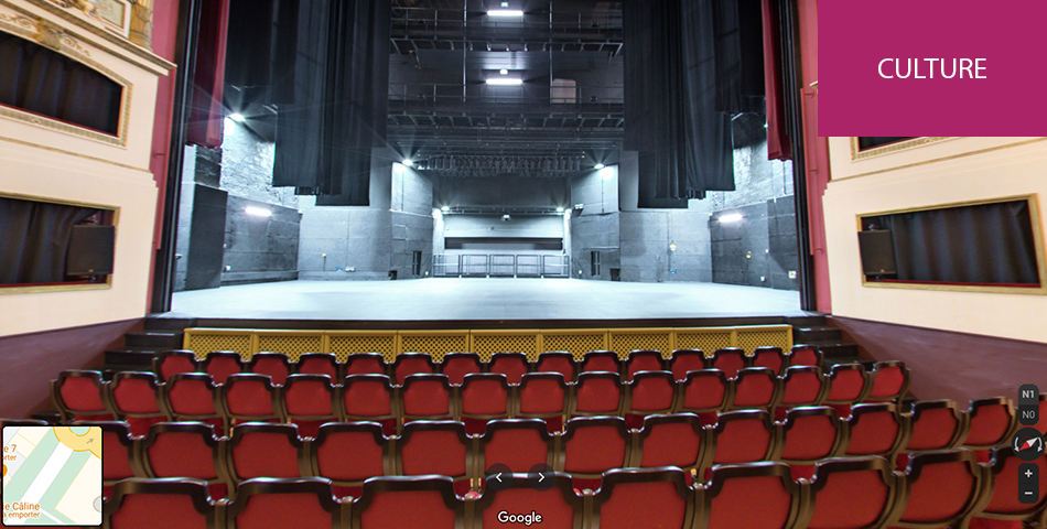 Visite 360° de la salle à l'italienne du Théâtre Le Dôme - Saumur Val de Loire