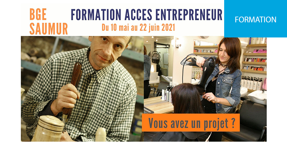 Formation Accès Entrepreneur avec la BGE Anjou Maine à Saumur