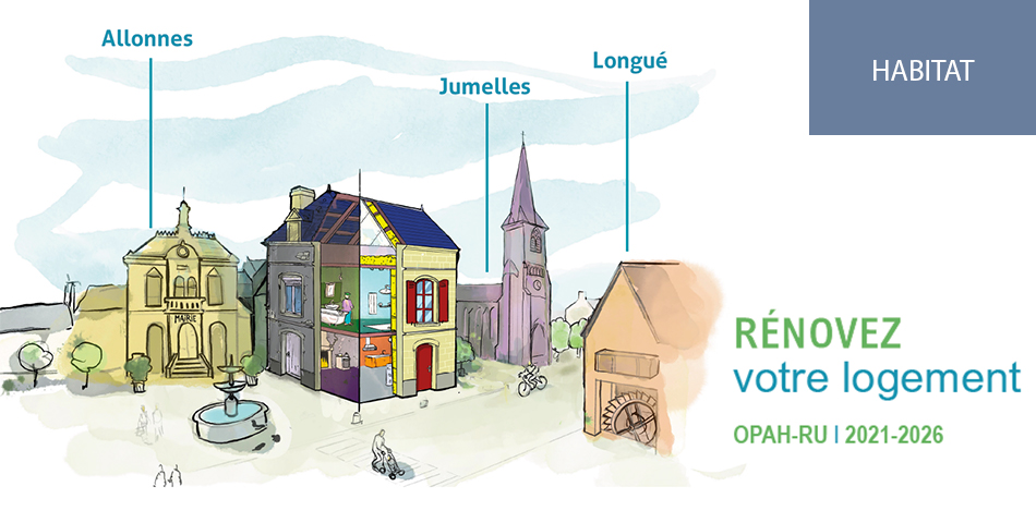 Allonnes et Longué-Jumelles : l'opération programmée d'amélioration de l'habitat et de renouvellement urbain est lancée