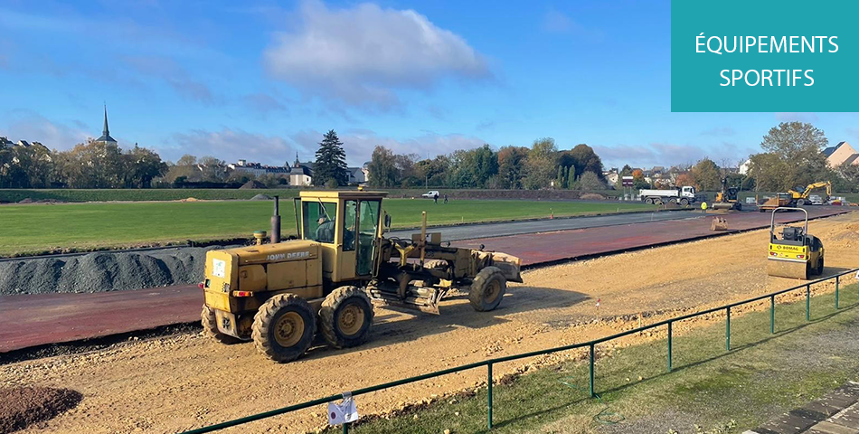 Requalification du stade Offard à Saumur 