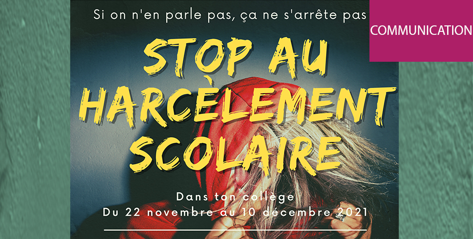 Stop au harcèlement scolaire