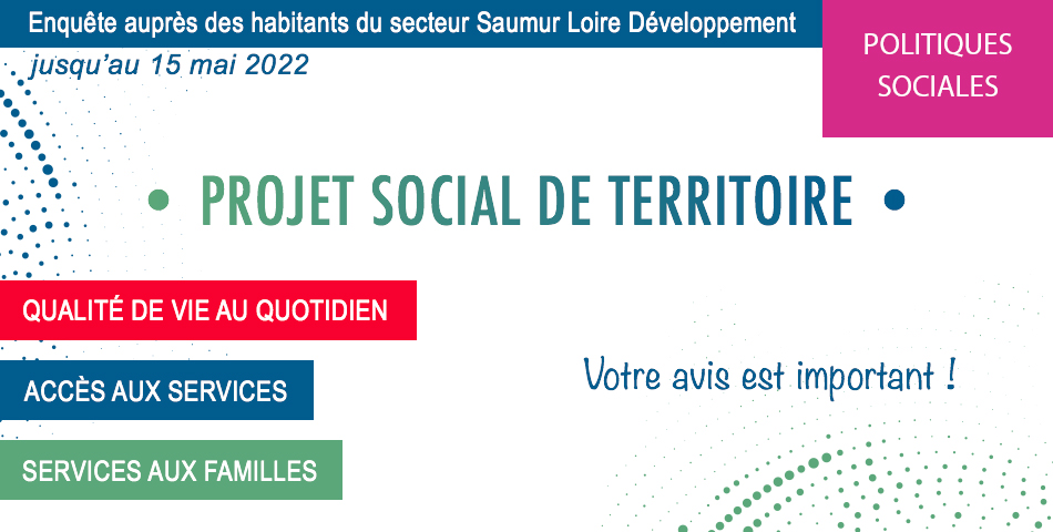 Qualité de vie : l'Agglo lance une enquête sur le secteur Saumur Loire Développement