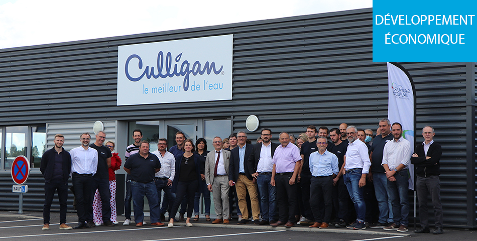 Culligan investit ses nouveaux locaux sur la zone d'activités de La Saulaie V à Doué-en-Anjou