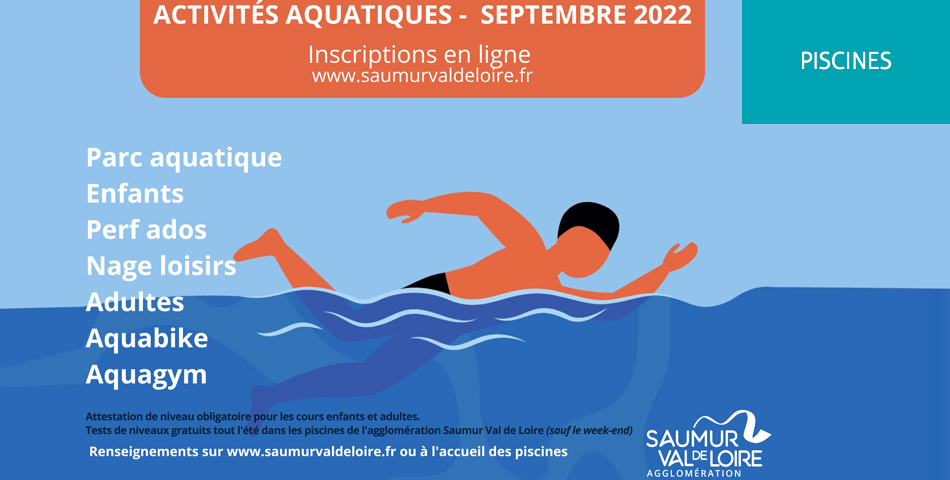 Préparez la rentrée en vous inscrivant aux activités proposées par les piscines communautaires