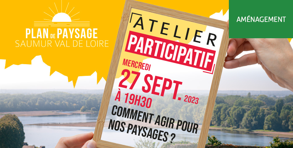 Plan de paysage : un atelier participatif le 27 septembre