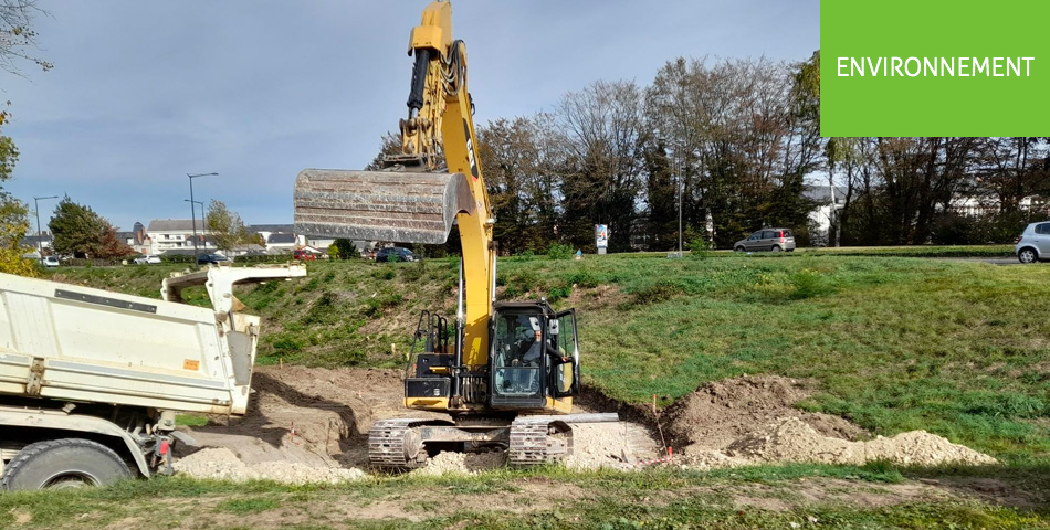 L’Agglomération Saumur Val de Loire a commencé la 2ème phase des travaux de sécurisation de la digue de Saumur