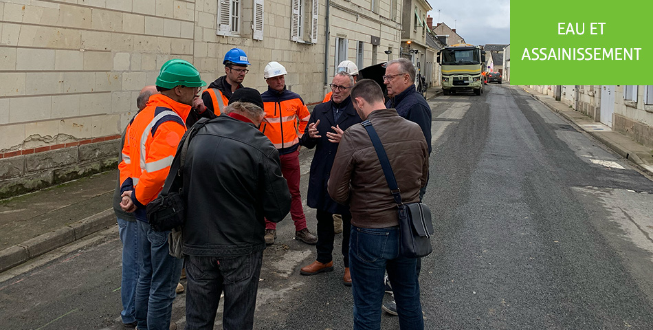 L’Agglo poursuit ses travaux sur les réseaux d’eau potable et d’assainissement à Varennes-sur-Loire