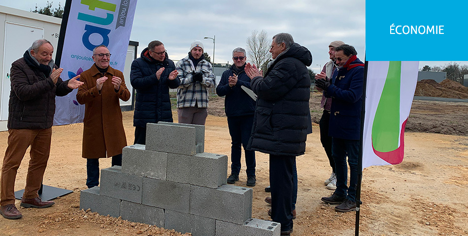 Un nouveau bâtiment industriel pour SVL Serres Val de Loire sur l'Anjou Actiparc de Jumelles