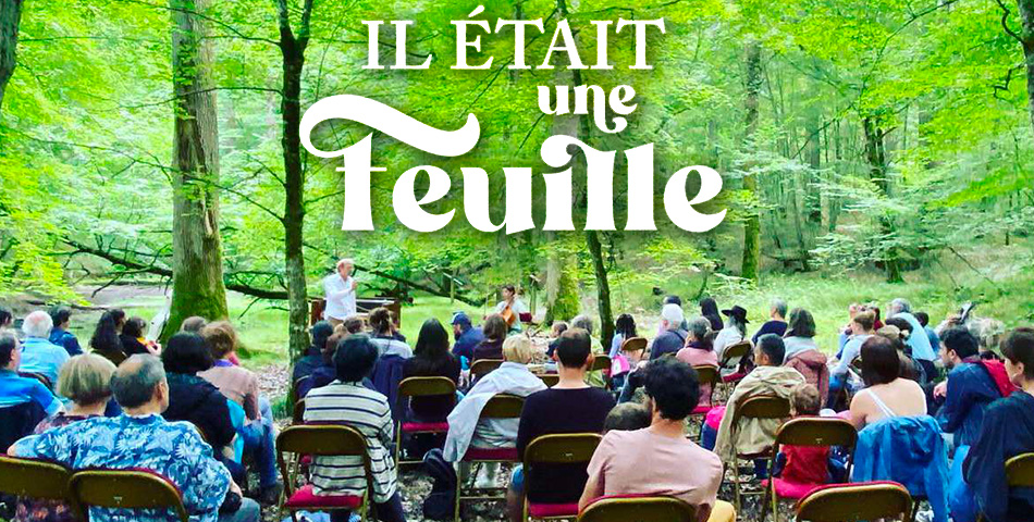 Conte musical « Il était une feuille » au bord du Thouet à Montreuil-Bellay le 22 juin 2024