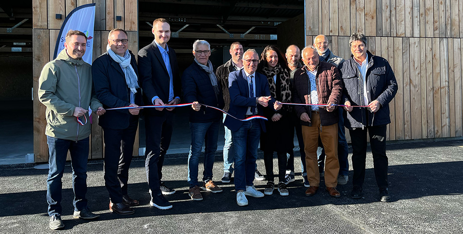 L’Agglo inaugure deux usine-relais éco-responsables sur la zone de la Ronde à Allonnes