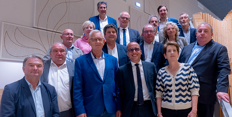 Lambert Creuxlebois &eacute;lu pr&eacute;sident de la Communaut&eacute; d'Agglom&eacute;ration Saumur Val de Loire