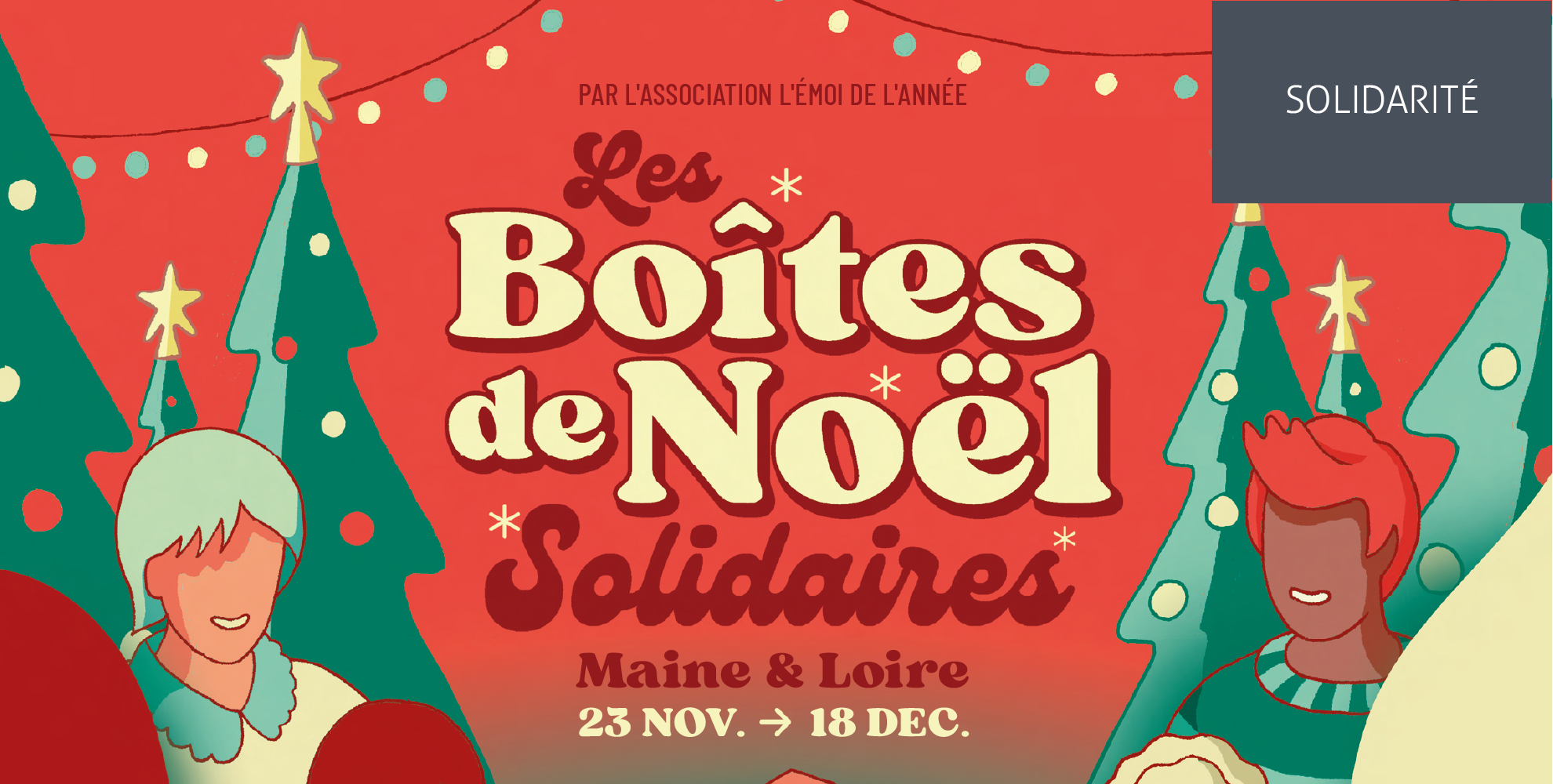 Devenez Créateurs de Bonheur avec les Boîtes de Noël Solidaires 2024 