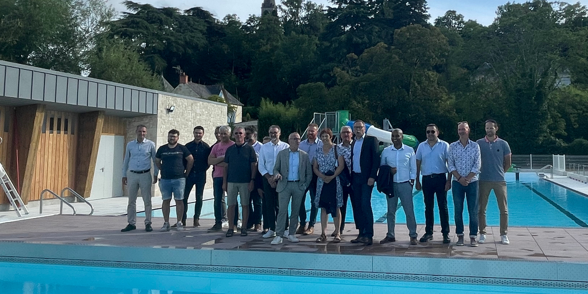 La piscine l’Ile du Buisson à Gennes-Val-de-Loire inaugurée