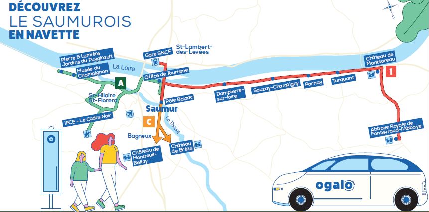 Cet été, visitez le saumurois avec les lignes touristiques d'OGALO