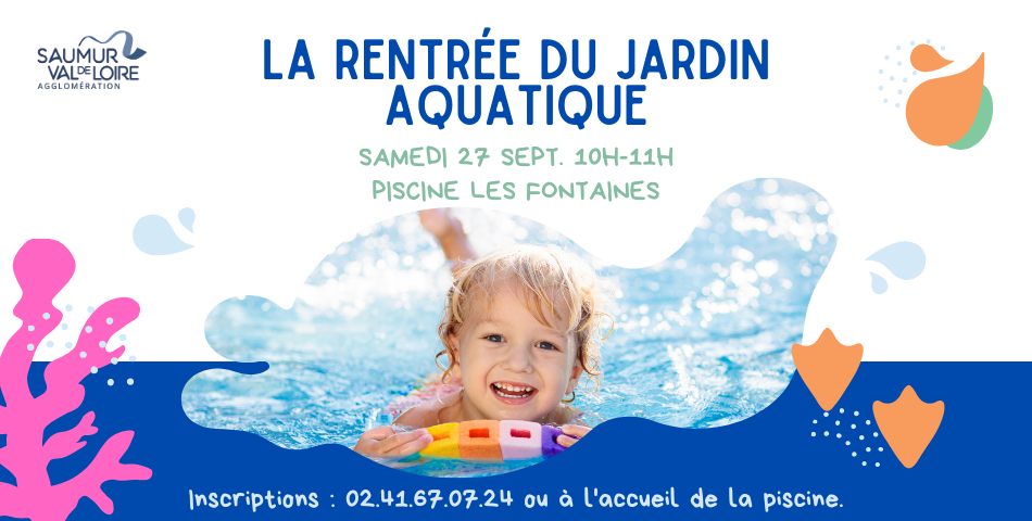 Éveil et complicité dans l’eau : la rentrée du Jardin Aquatique à Doué-en-Anjou