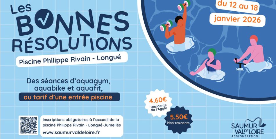 Les Bonnes R&eacute;solutions 2026 &agrave; la Piscine Philippe Rivain