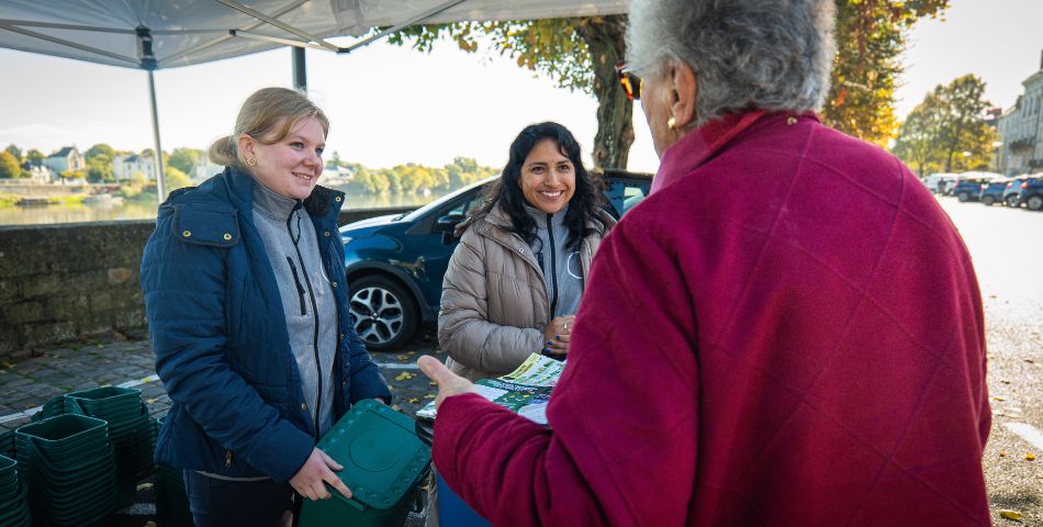 Déploiement de nouvelles bornes de collecte des déchets alimentaires à Saumur