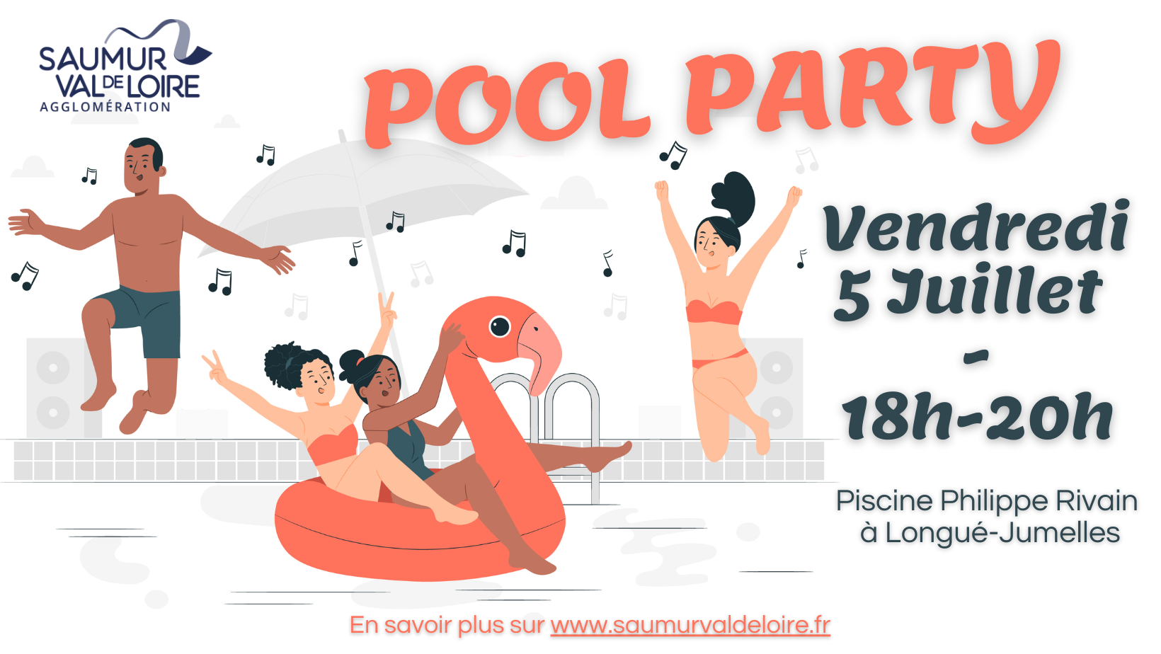 Pool Party à la piscine de Longué-Jumelles