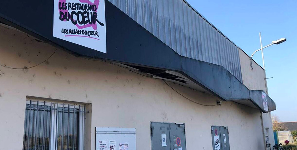 Travaux de rénovation thermique au Restos du Cœur et à l'Outil en Main rue de Rouen à Saumur