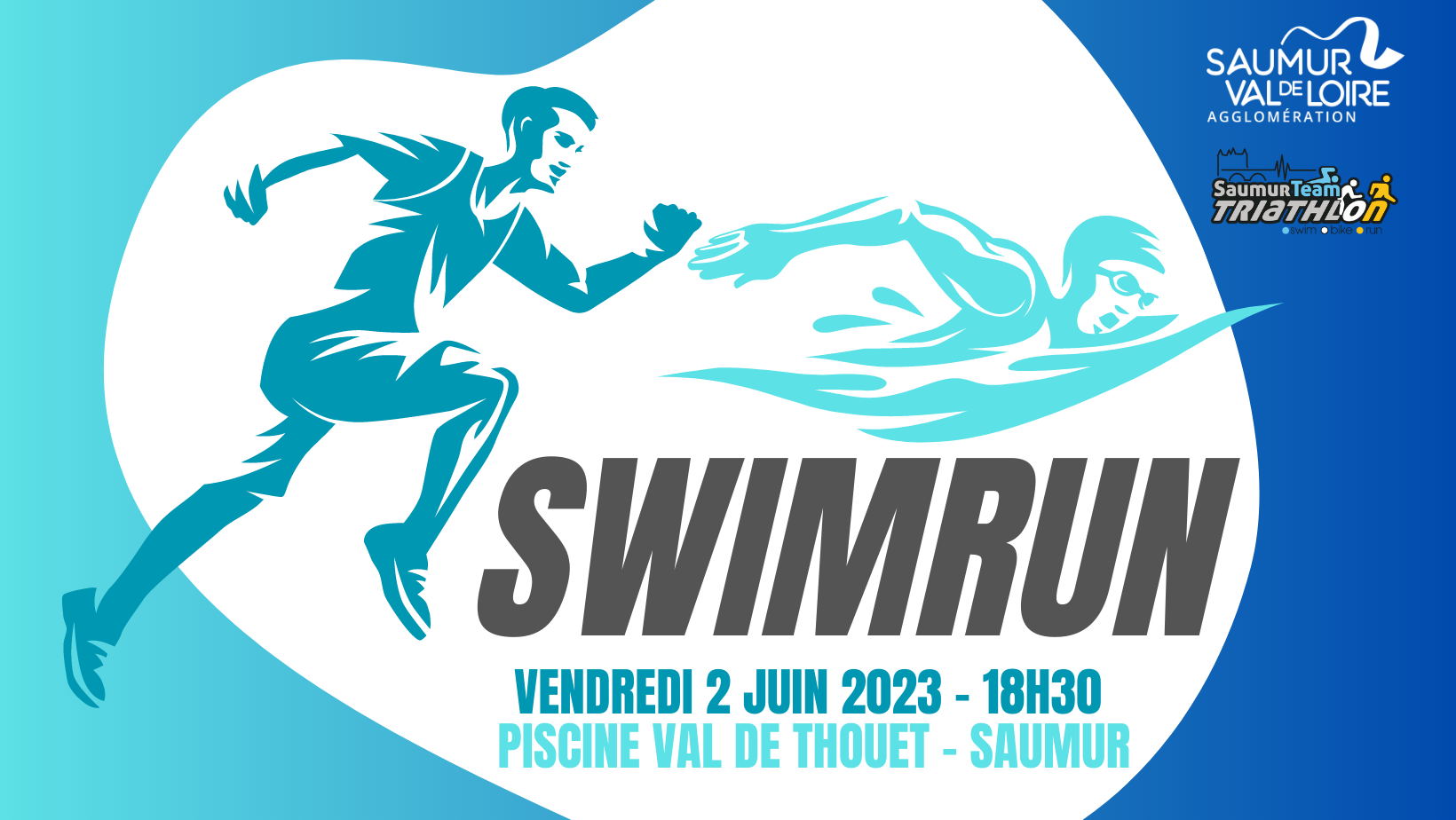 LE SWIMRUN :  À DÉCOUVRIR ET À TESTER LE 2 JUIN À SAUMUR