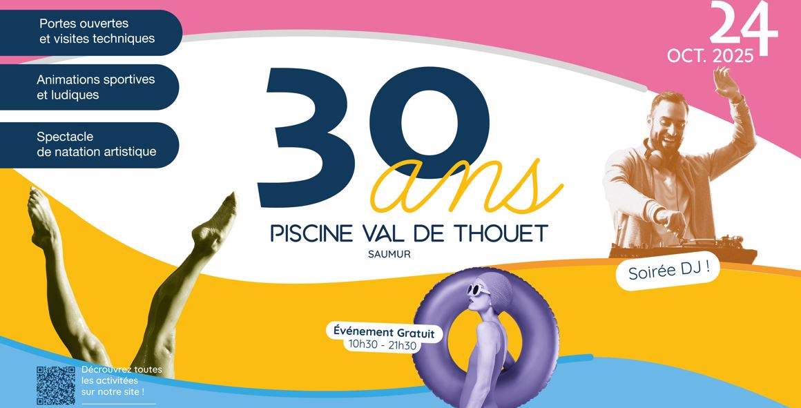 1995 – 2025 : Les 30 ans de la piscine du Val de Thouet