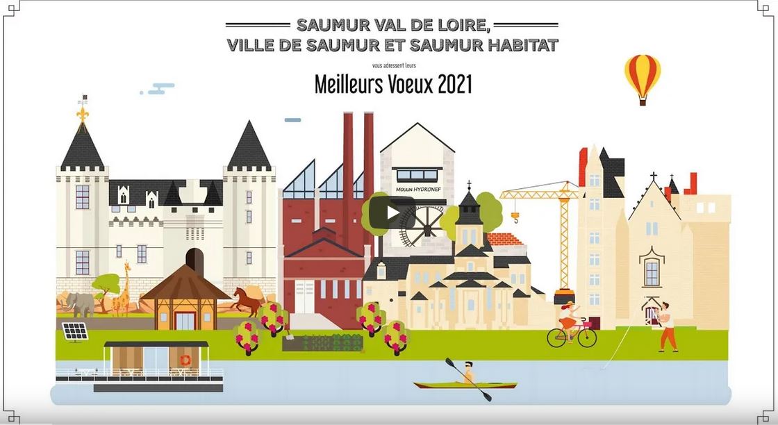 Vœux de Jackie Goulet, président de la Communauté d'Agglomération Saumur Val de Loire